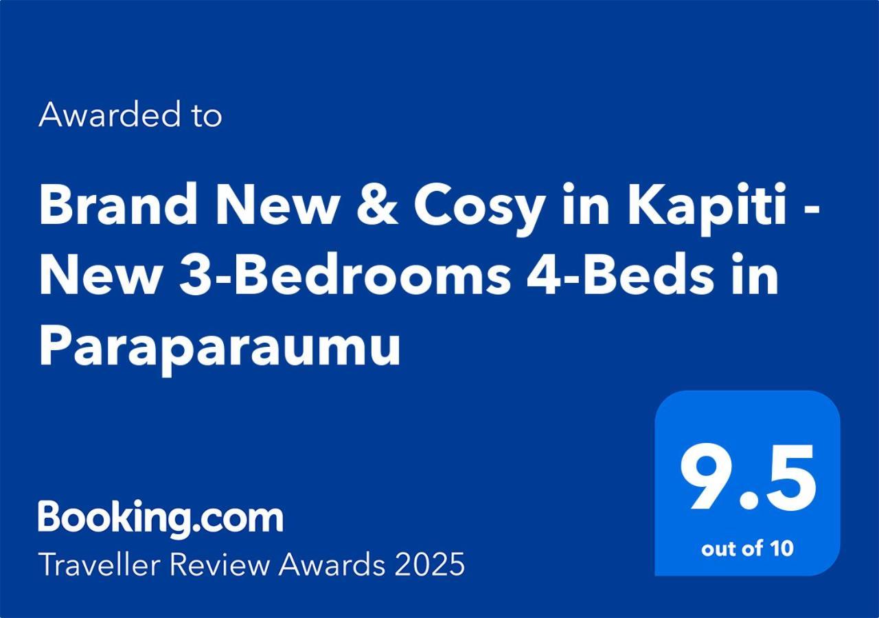 Brand New & Cosy In Kapiti - New 3-Bedrooms 4-Beds In Paraparaumu Exterior photo